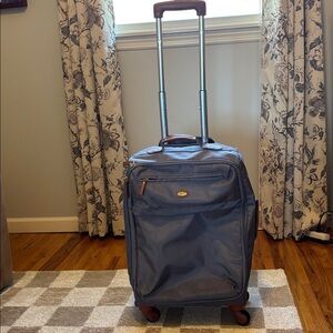 Bric’s Grey Soft Sided Carry-On suitcase